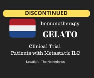 Glelato trial graphic including Dutch flag