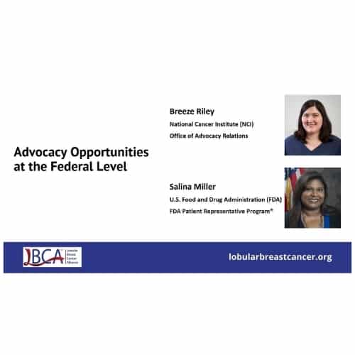 Advocacy Opportunities at the Federal Level