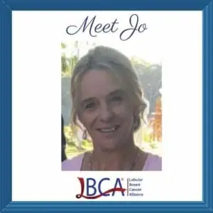 Jo in Frame that Says Meet Jo