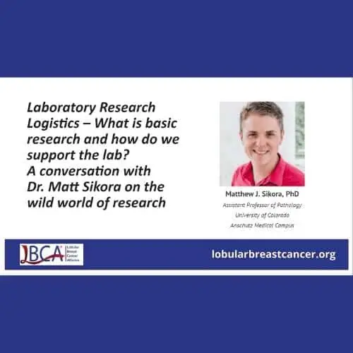 Advocate Chat intro slide with Dr. Matt Sikora