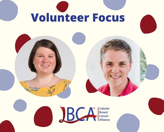 Dr. Megan Kruse and Dr. Matthew Sikora in Volunteer Focus frame