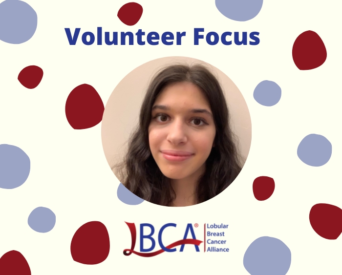 Volunteer Hannah in frame for Volunteer Focus