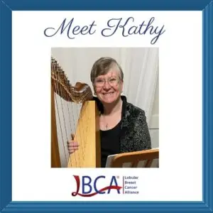 Woman playing the harp
