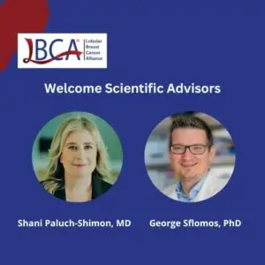 Head shots of Dr. Paluch-Shimon and Dr. Sflomos