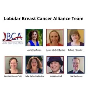 Members of the Lobular Breast Cancer Alliance team