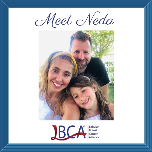 Mother, Father and Daughter in Meet Neda frame