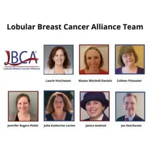 Members of the Lobular Breast Cancer Alliance team
