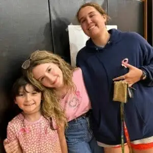 Children hugging