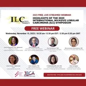Various headshots in frames of ILC Highlights recording template