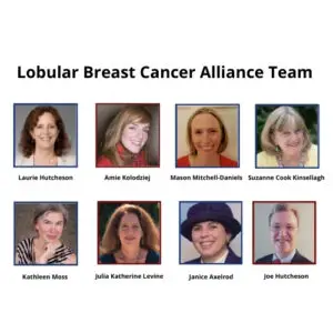 Headshots of the Lobular Breast Cancer Alliance Team